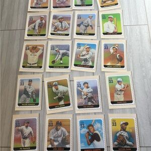 20 Vintage stamp image postcards